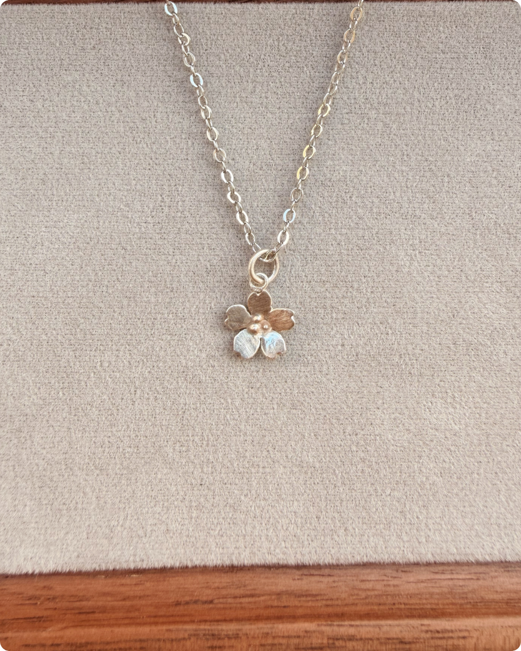 Cherry Blossom Pendant Necklace