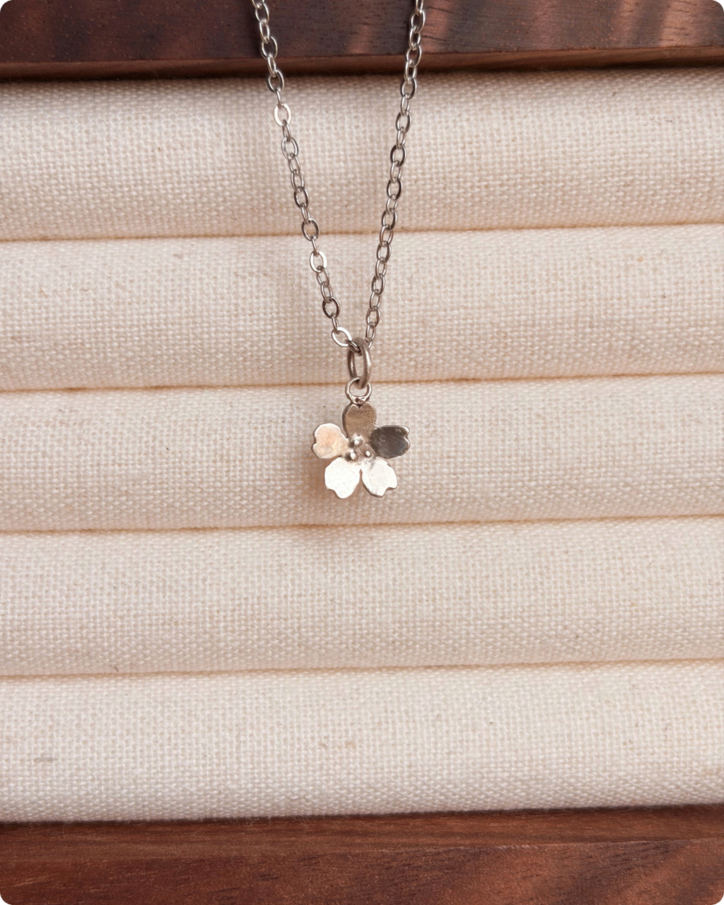 Cherry Blossom Pendant Necklace