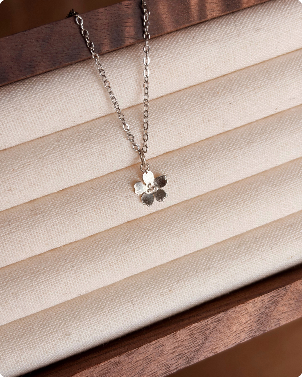 Cherry Blossom Pendant Necklace