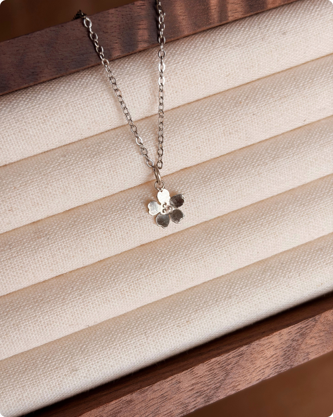 Cherry Blossom Pendant Necklace