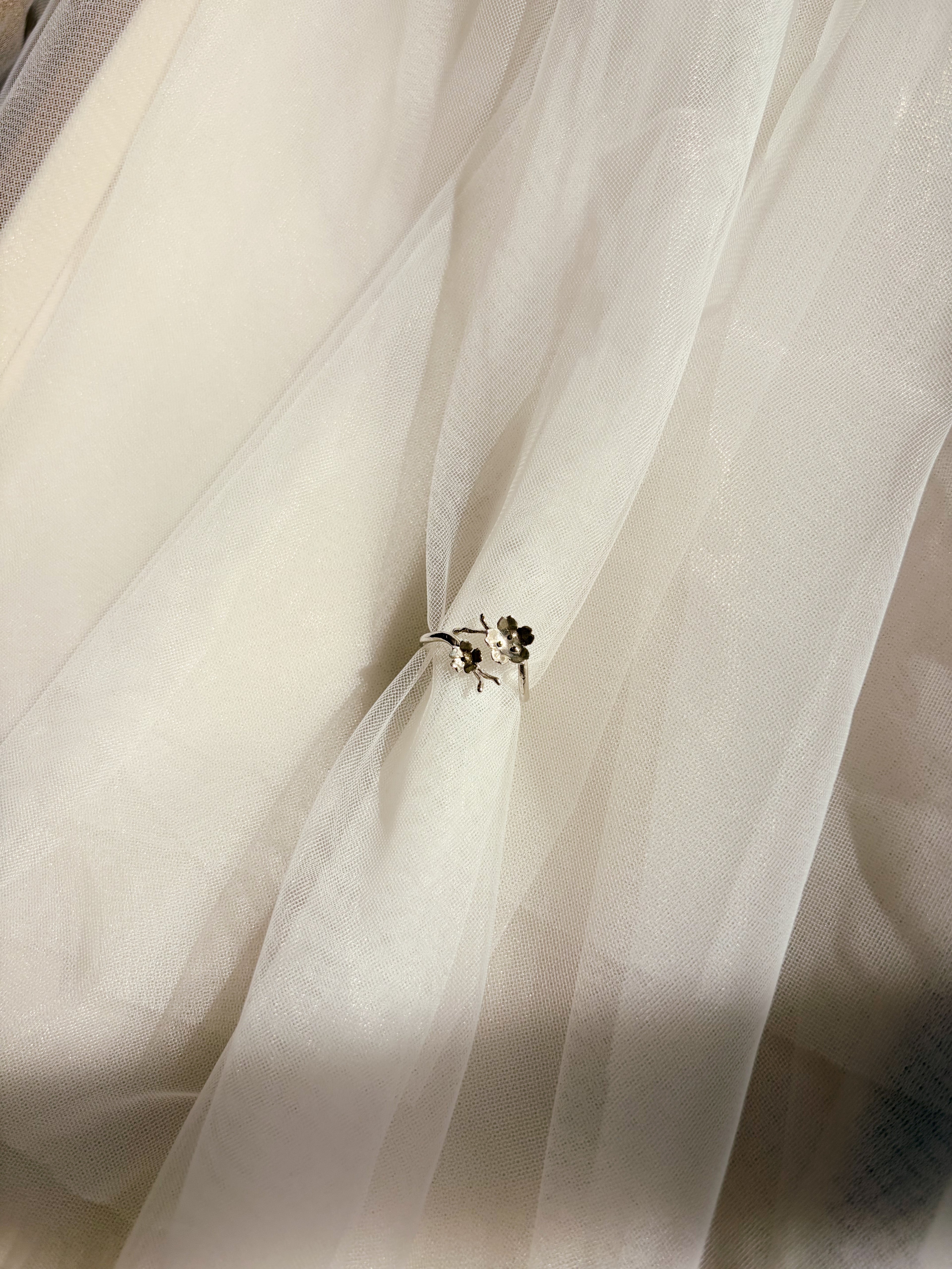 Cherry Blossom Branch Ring