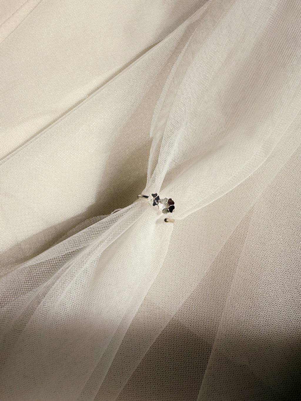 Dainty Plum Blossoms Ring