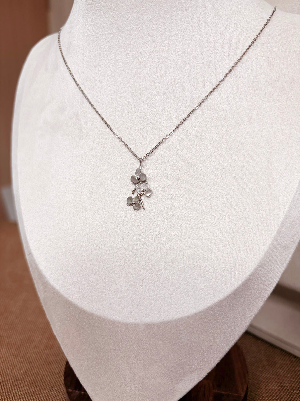 Orchid Dangle Necklace