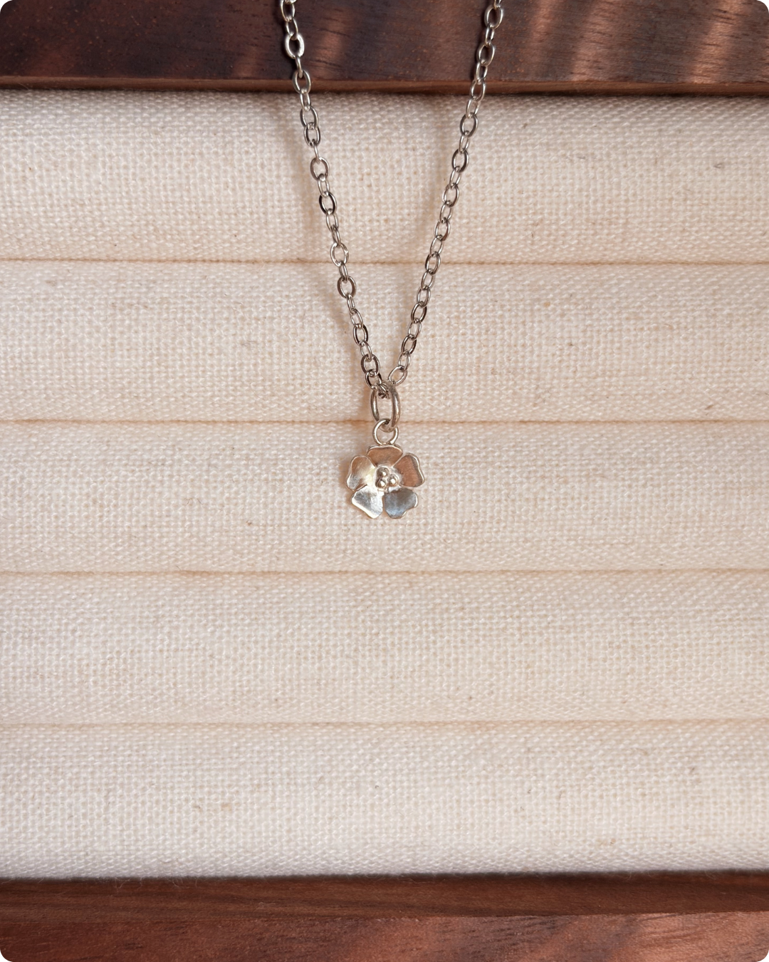 Plum Blossom Pendant Necklace