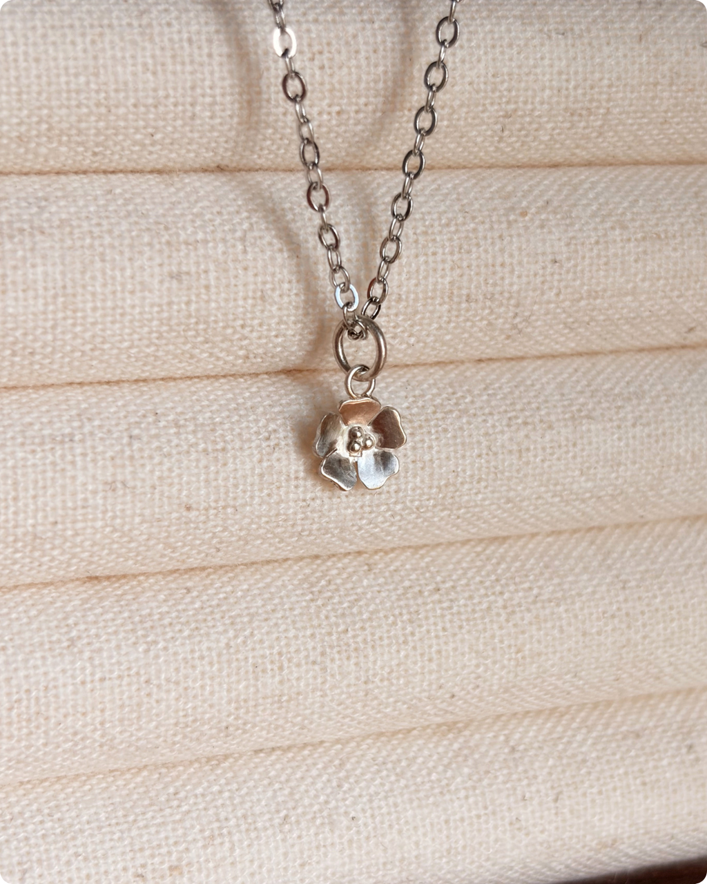 Plum Blossom Pendant Necklace