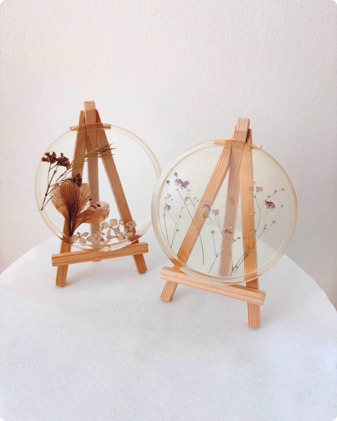 Wooden stands