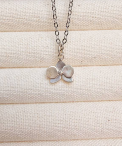 Orchid Pendant Necklace