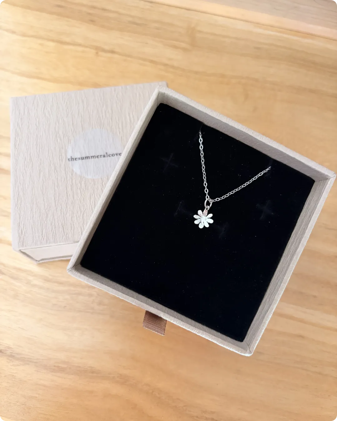 925 Silver | Daisy Floral Necklace - Image 6