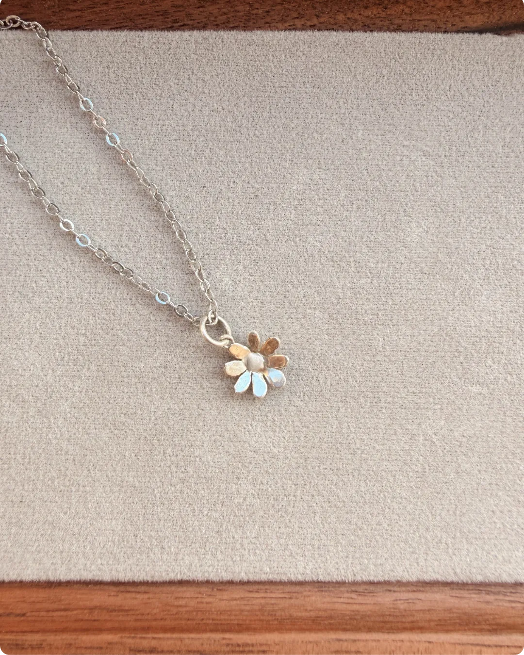 925 Silver | Daisy Floral Necklace - Image 4