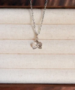 925 Silver | Orchid Floral Necklace