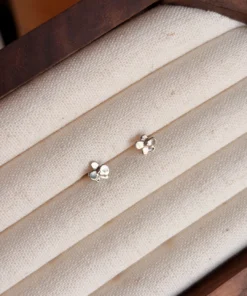 925 Silver | Orchid Earrings